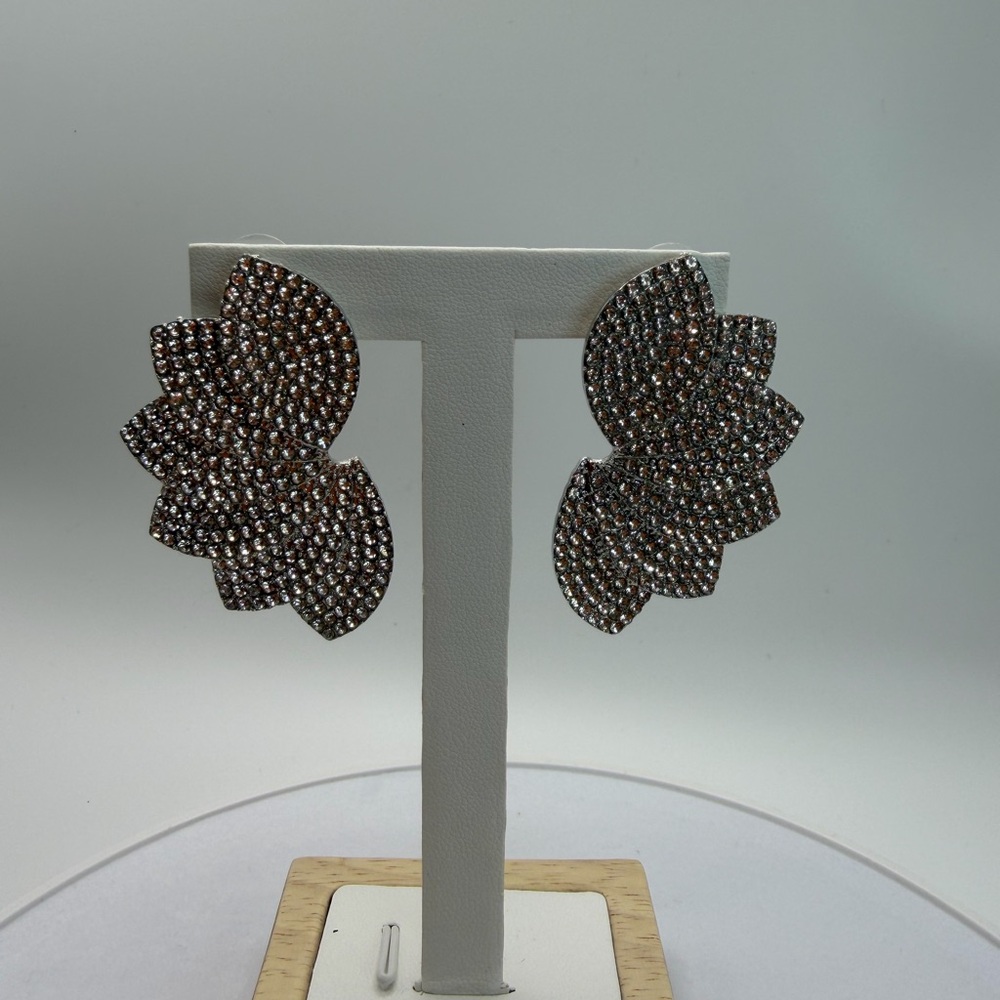 Elegant Gold Hoop Earrings - Picture 10 of 13